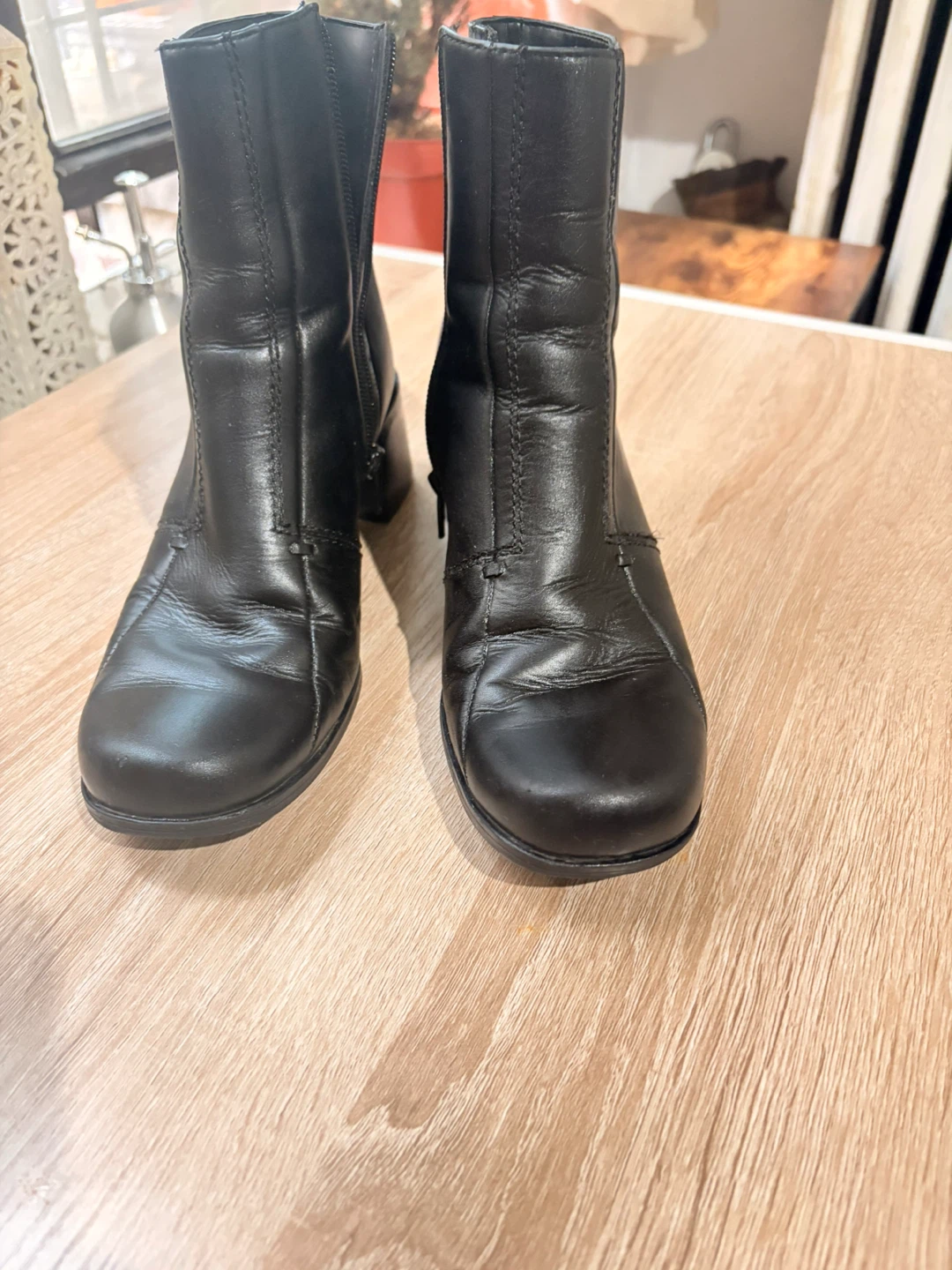 Black Ankle Boots - Size 8M - photo 2