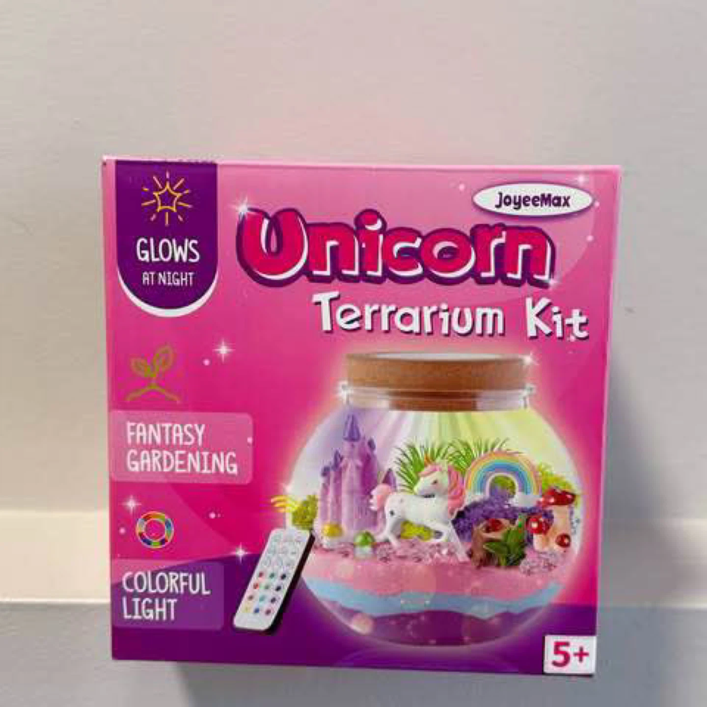 ⭐️SALE⭐️100% New Unicorn Light Up Terrarium Kit LED Night Light
