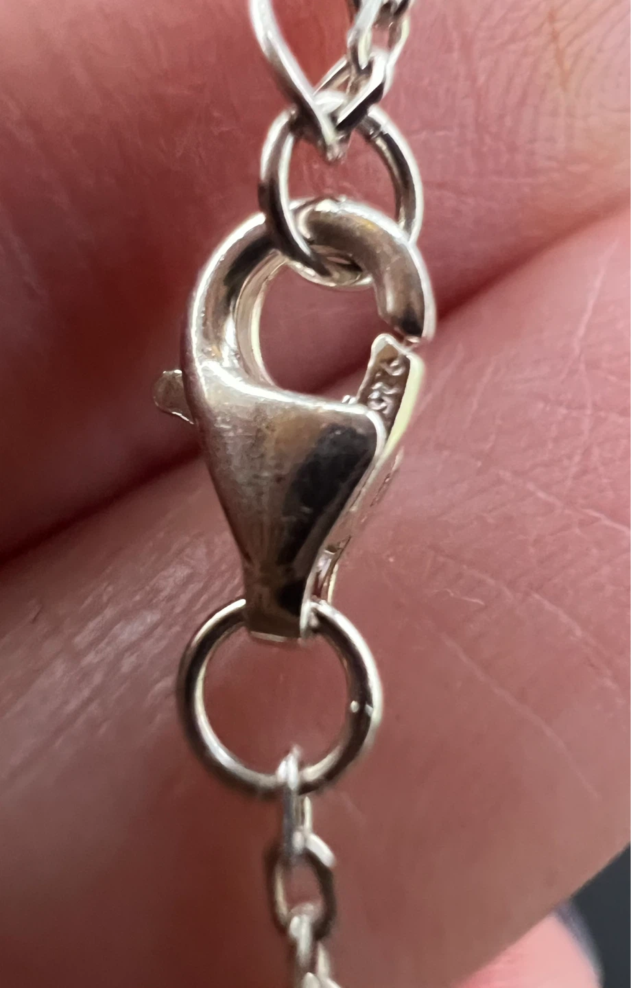 Vintage Style Amber Sterling Silver Pendant Necklace - photo 5