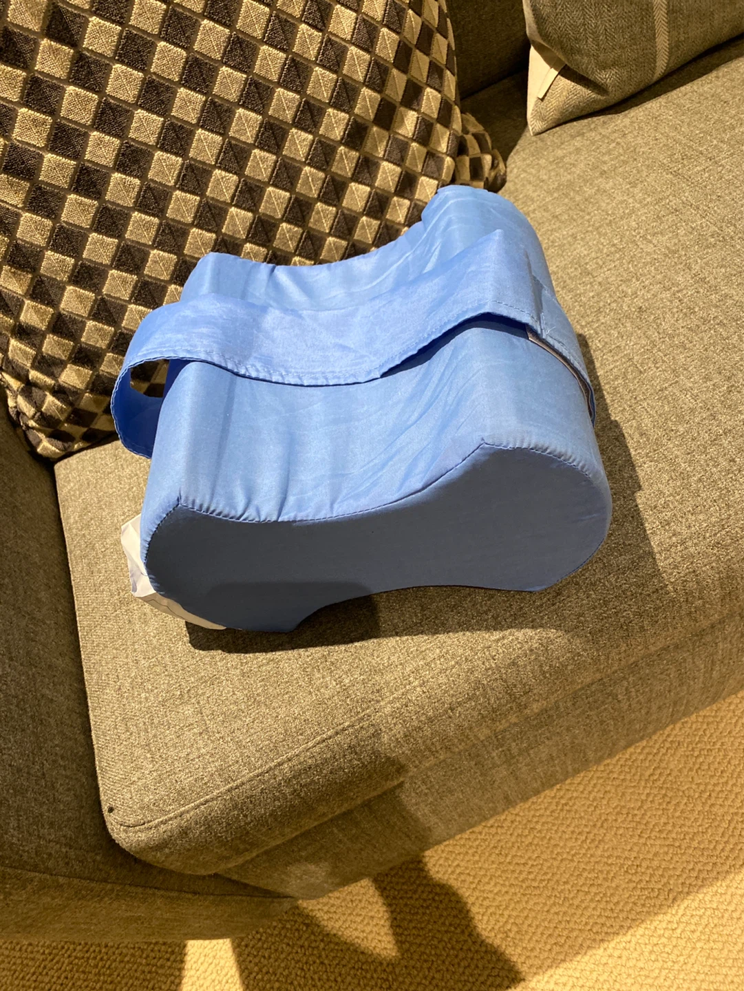 Blue Knee Pillow