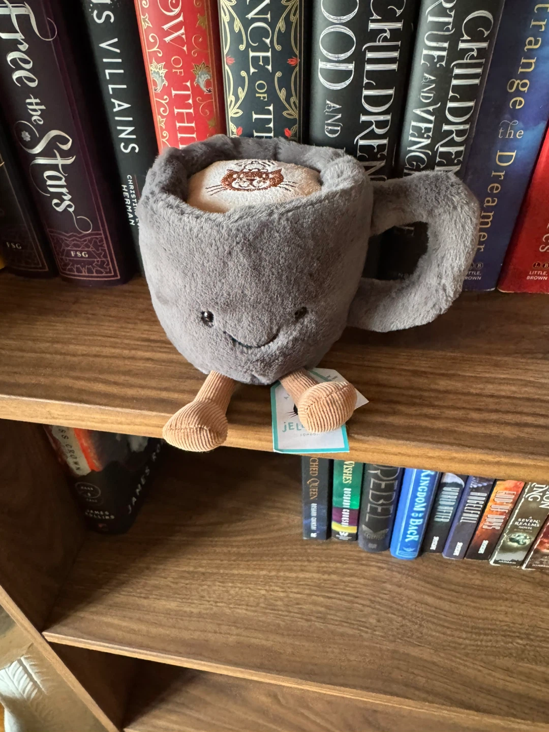 Jellycat Bartholomew Bear Coffee Plush Toy