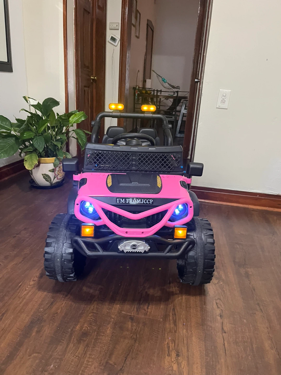 Pink Ride-On Jeep for Kids