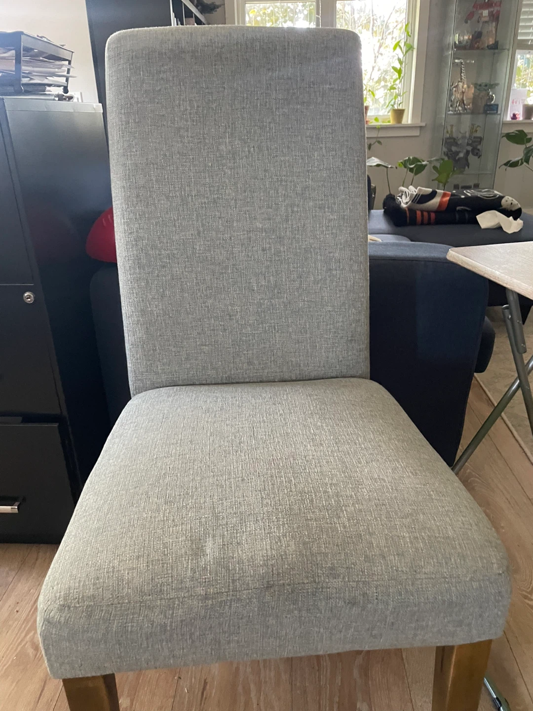 Grey Upholstered Dining Chair ⚽️