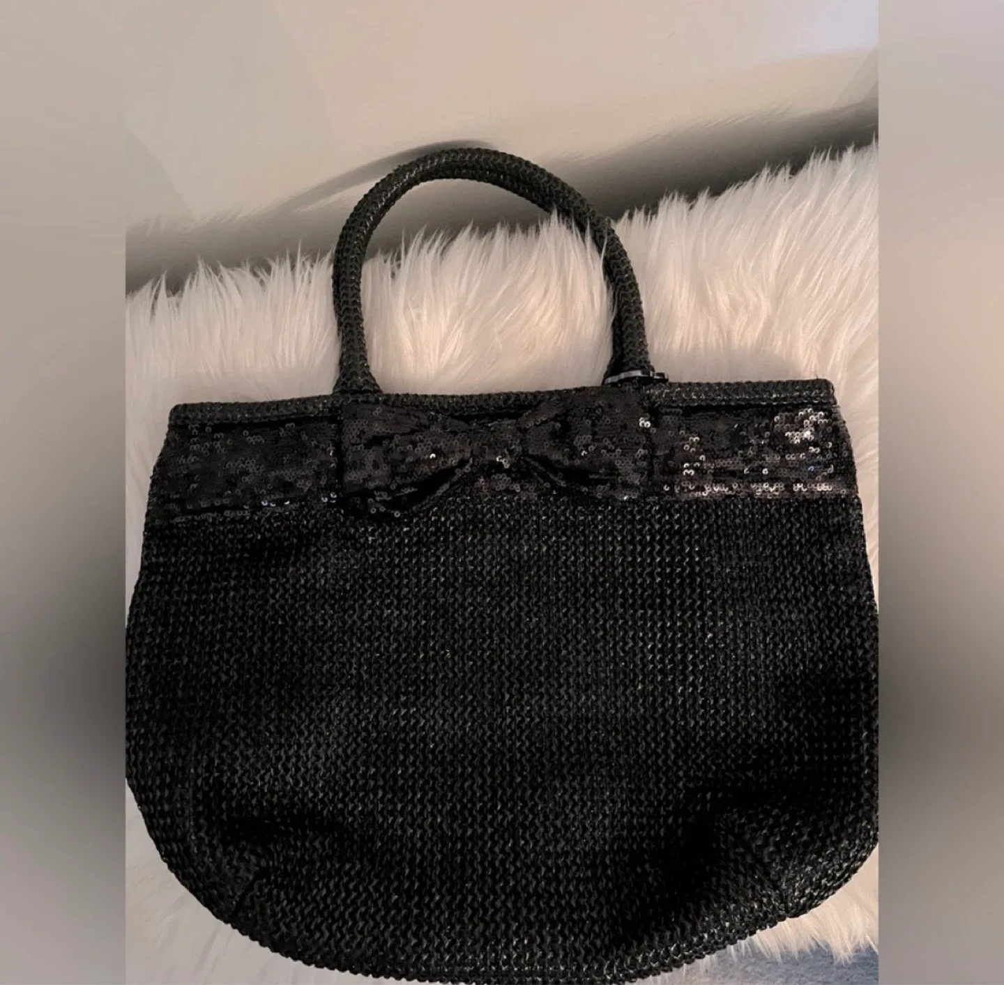 ANTEPRIMA Black Bow and Sequins Tote⚽️ - photo 2