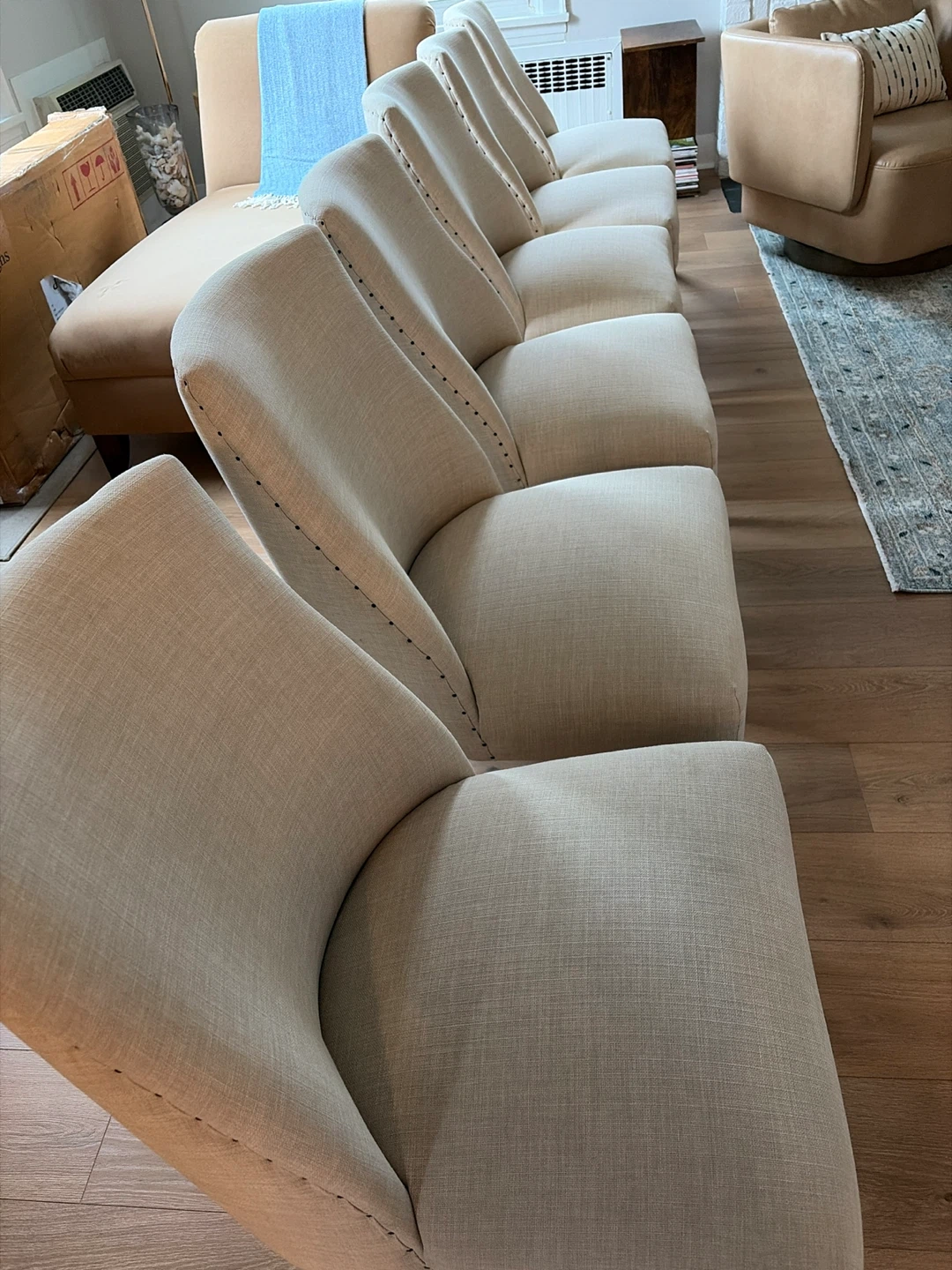 6 Dining Upholstered Dining Chairs - photo 4
