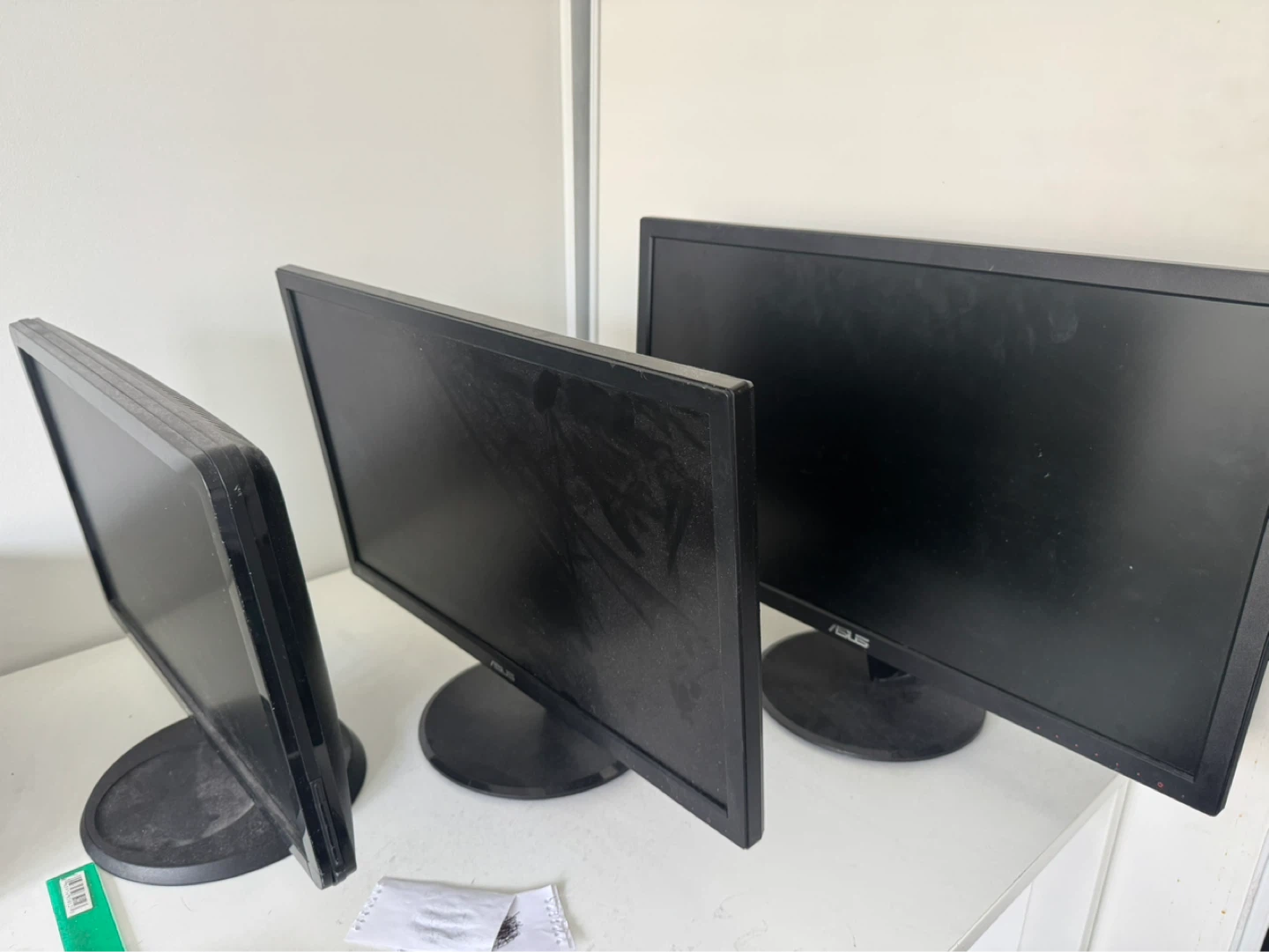 ASUS and Dell Computer Monitors (Lot of 3)