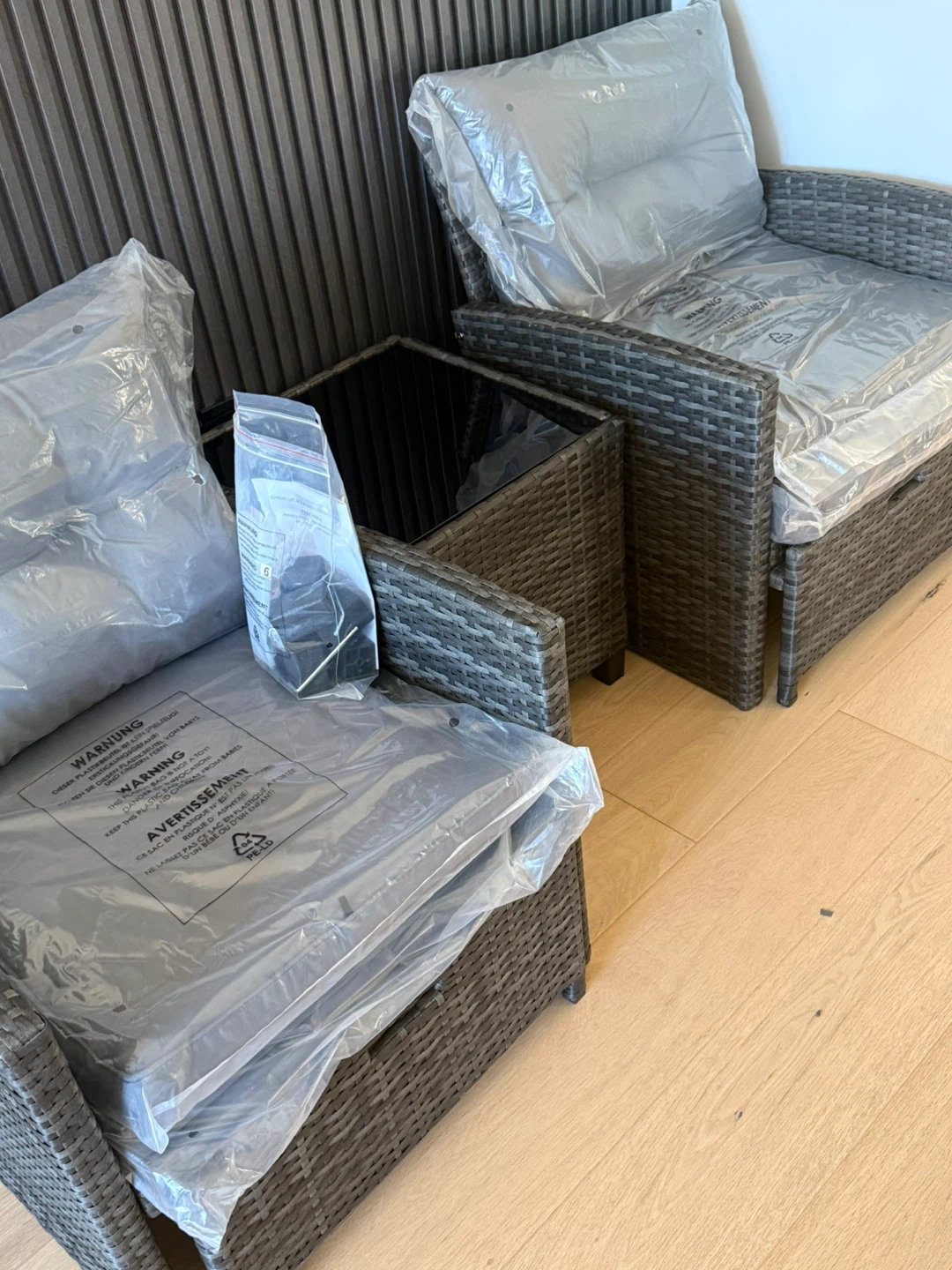 Wicker Patio Furniture Set - photo 3