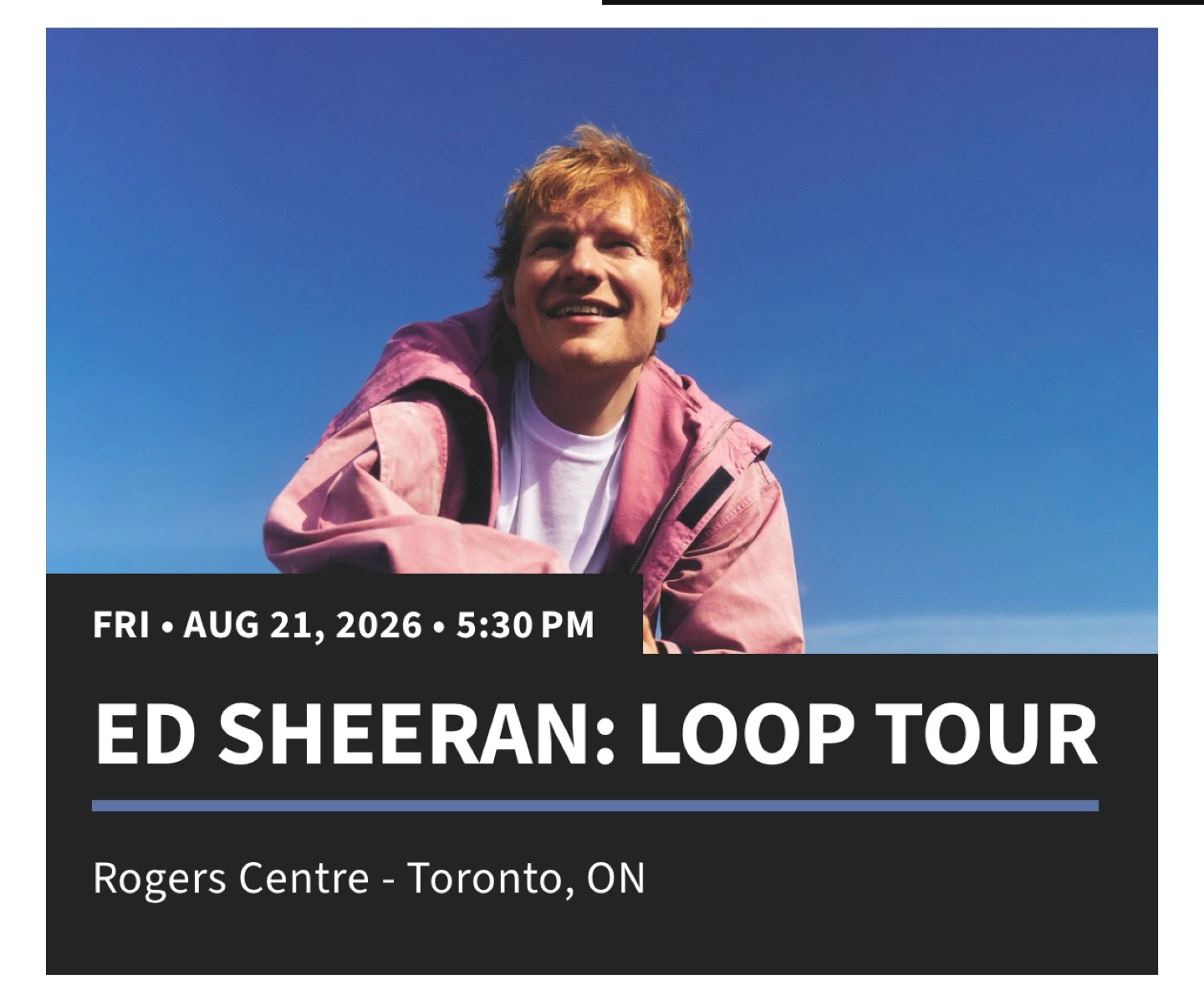 Ed Sheeran Tickets