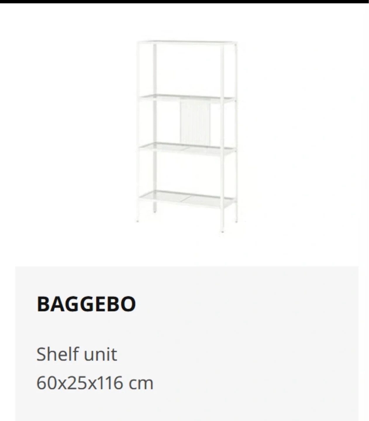 White 4-Tier Mesh Shelf Unit