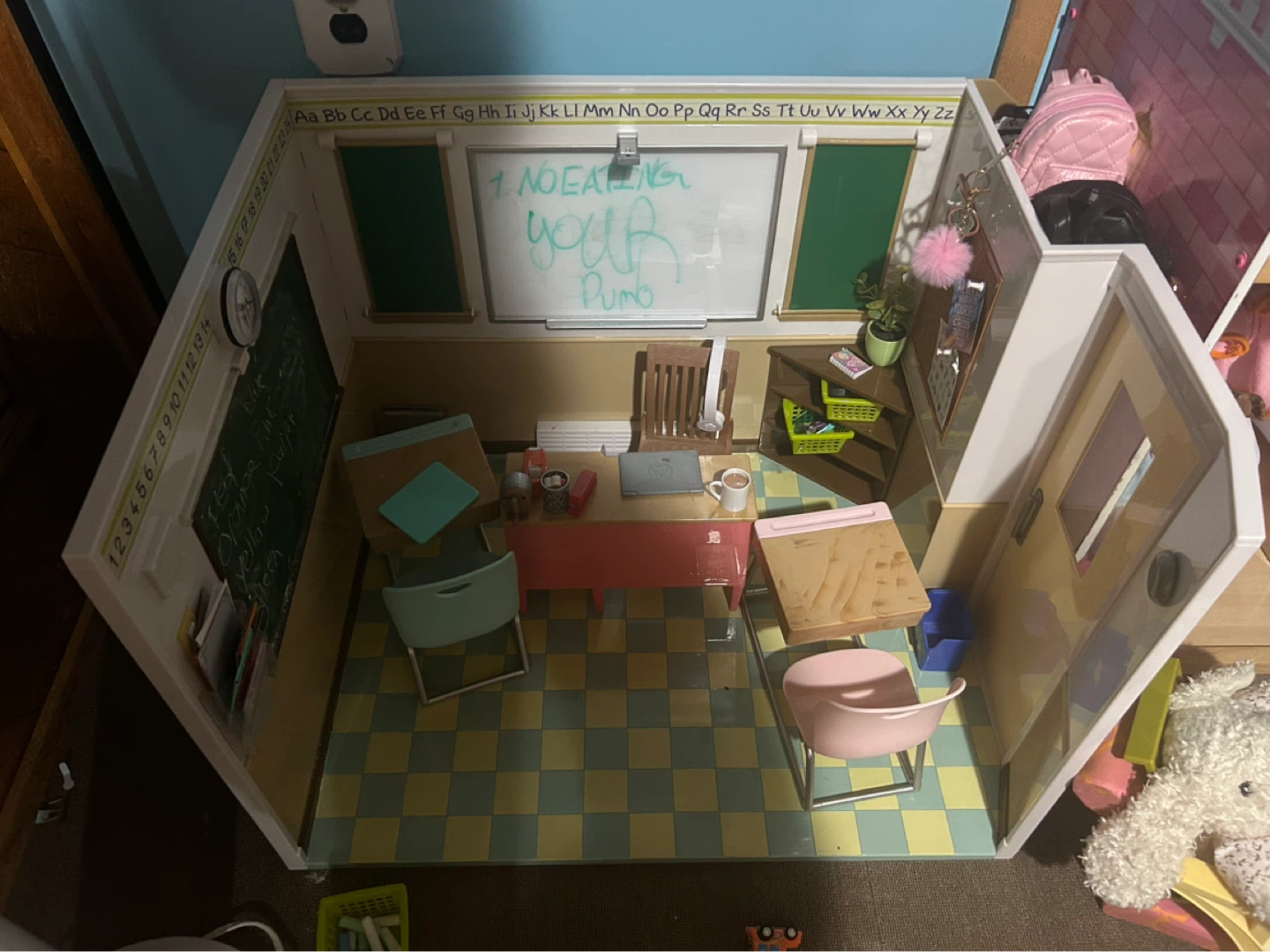 KidKraft Dollhouse and Our Generation School and Camper Set - photo 3