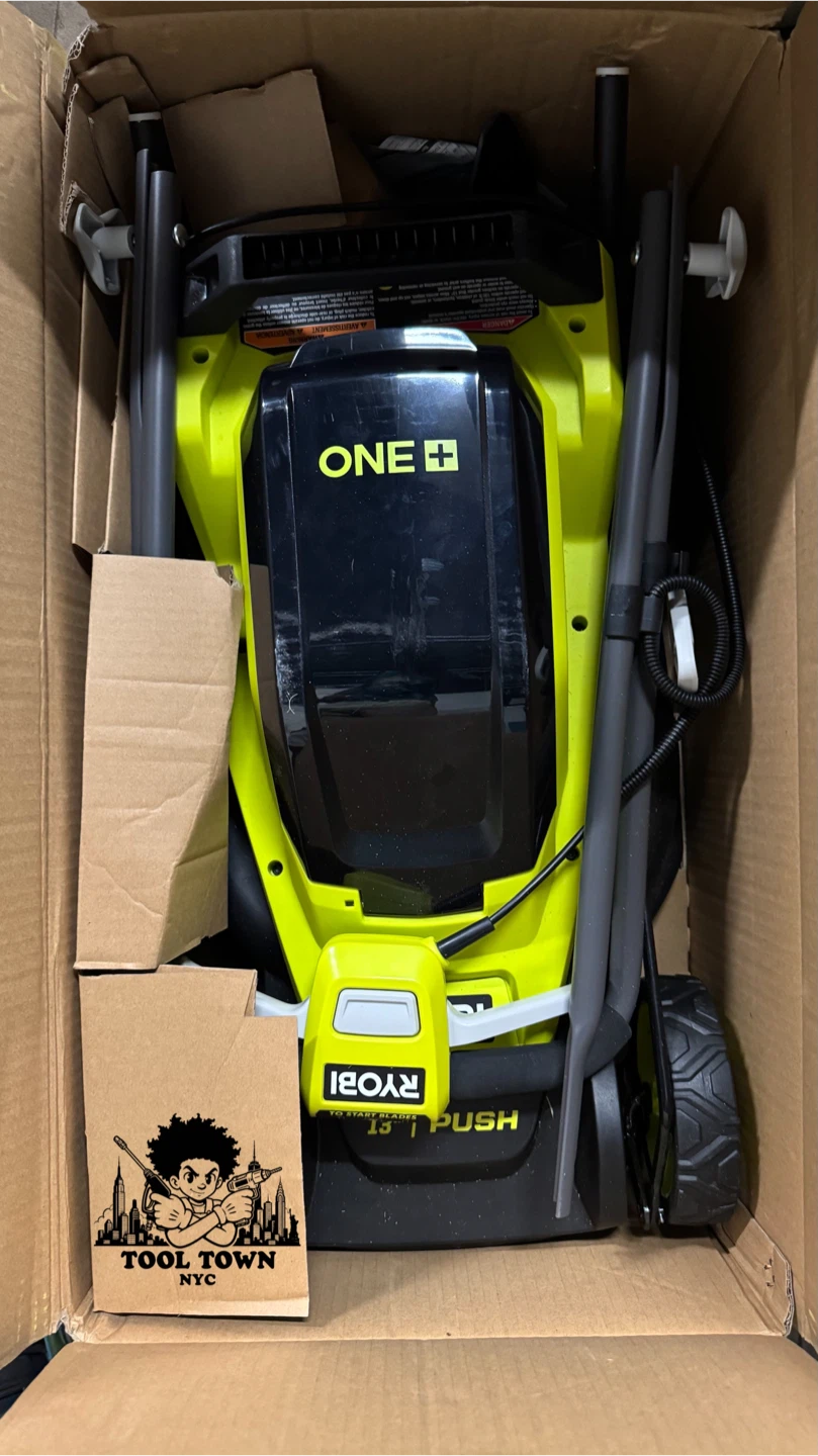 Ryobi 18V ONE+ 13” PUSH MOWER – New/Open Box  – Full Warranty - photo 5