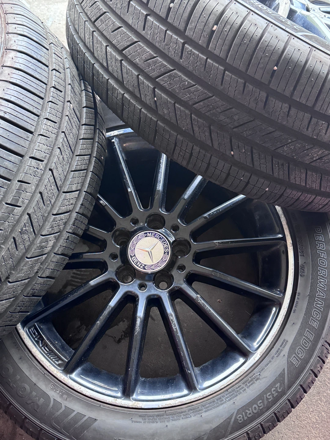 Mercedes-Benz AMG 18" Wheels and Motomaster Tires Set - photo 4