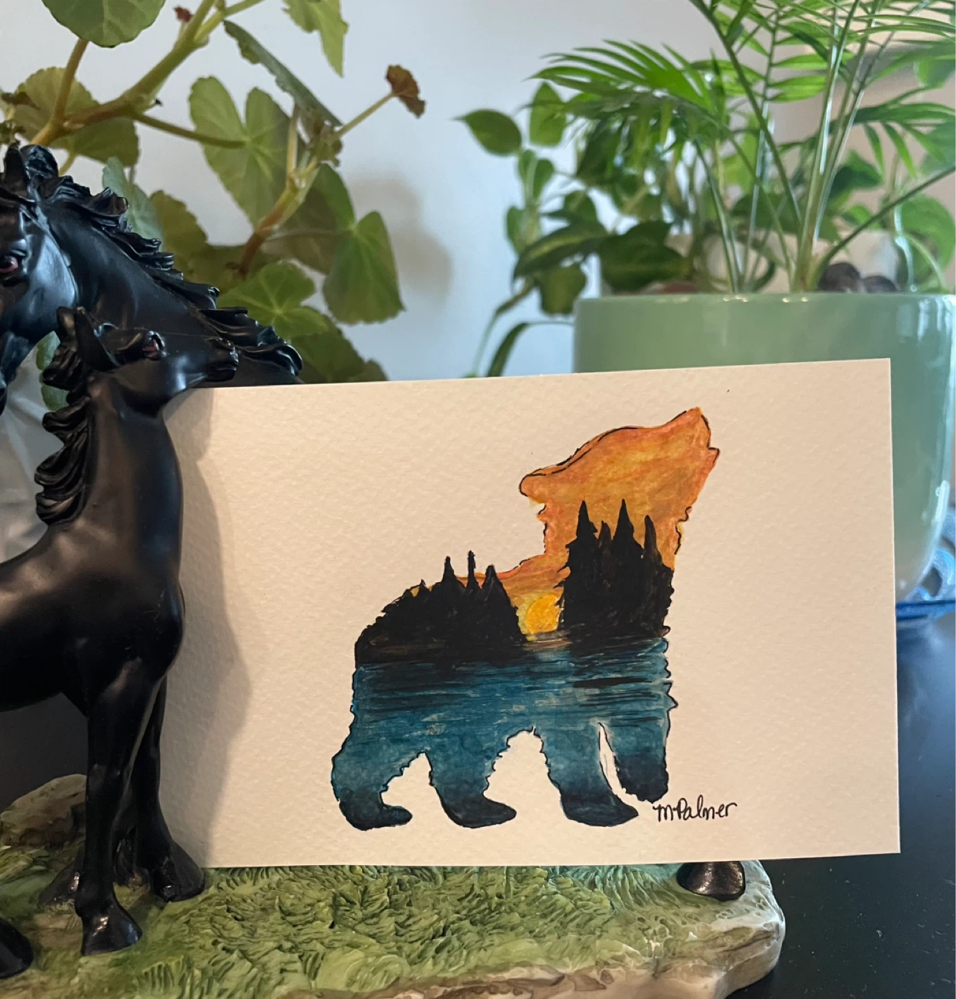 Watercolour paintings