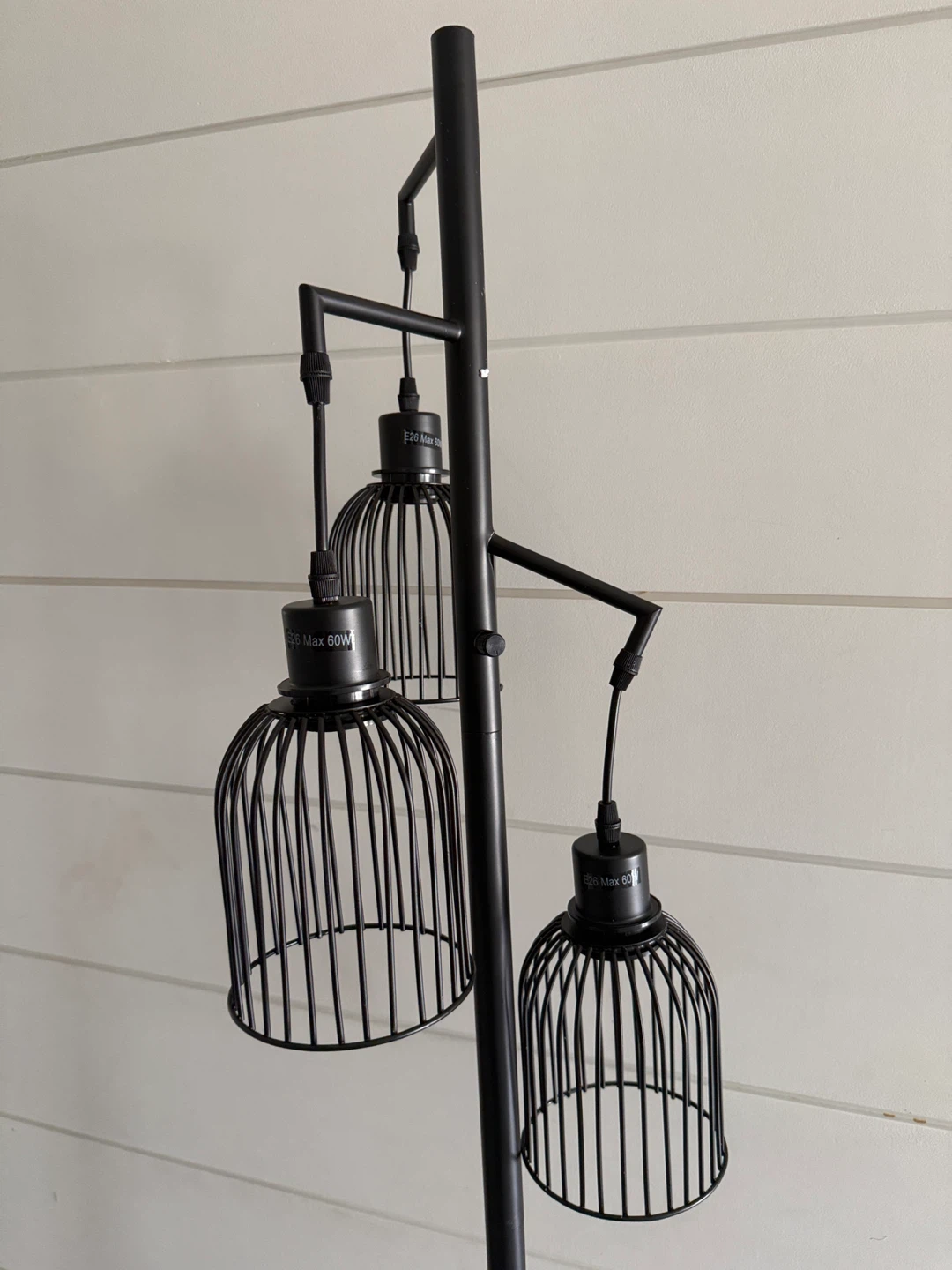 Black 3-Light Floor Lamp - photo 2