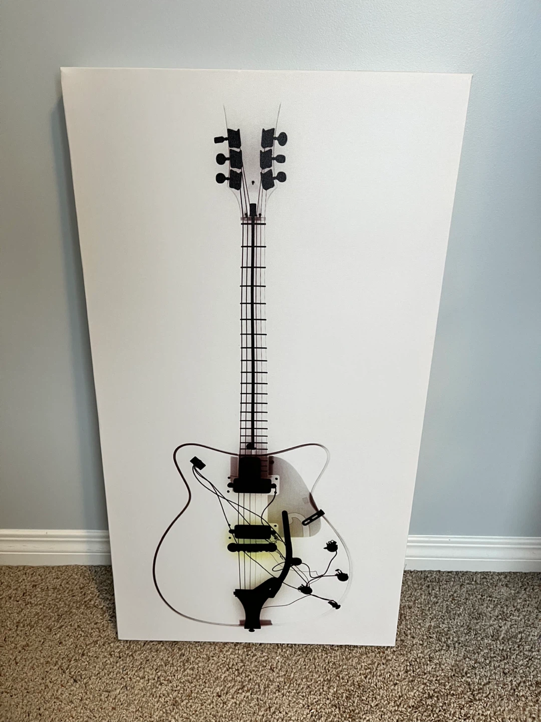 Guitar Canvas Art Print