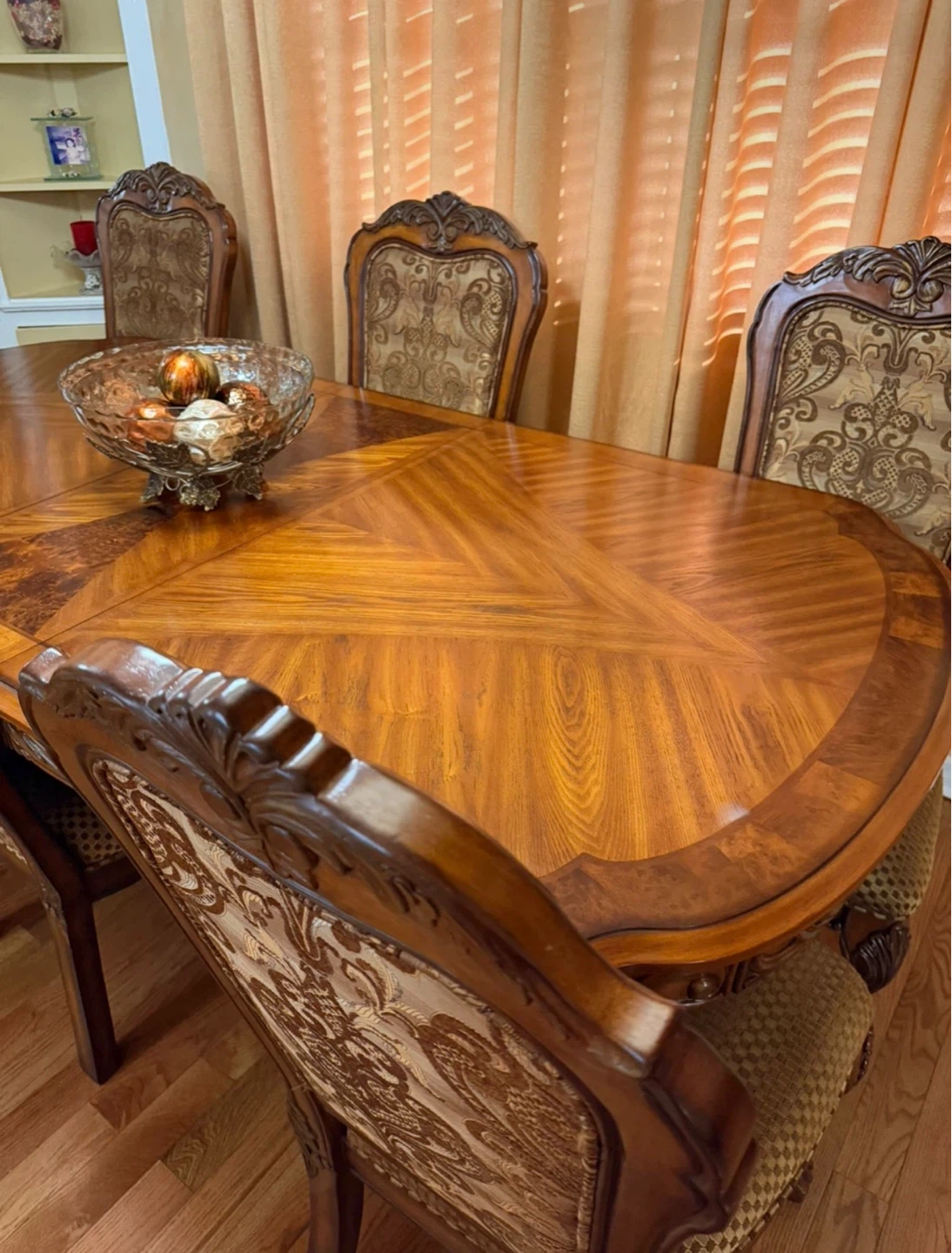 Wooden Dining Table with 6 Chairs - photo 2
