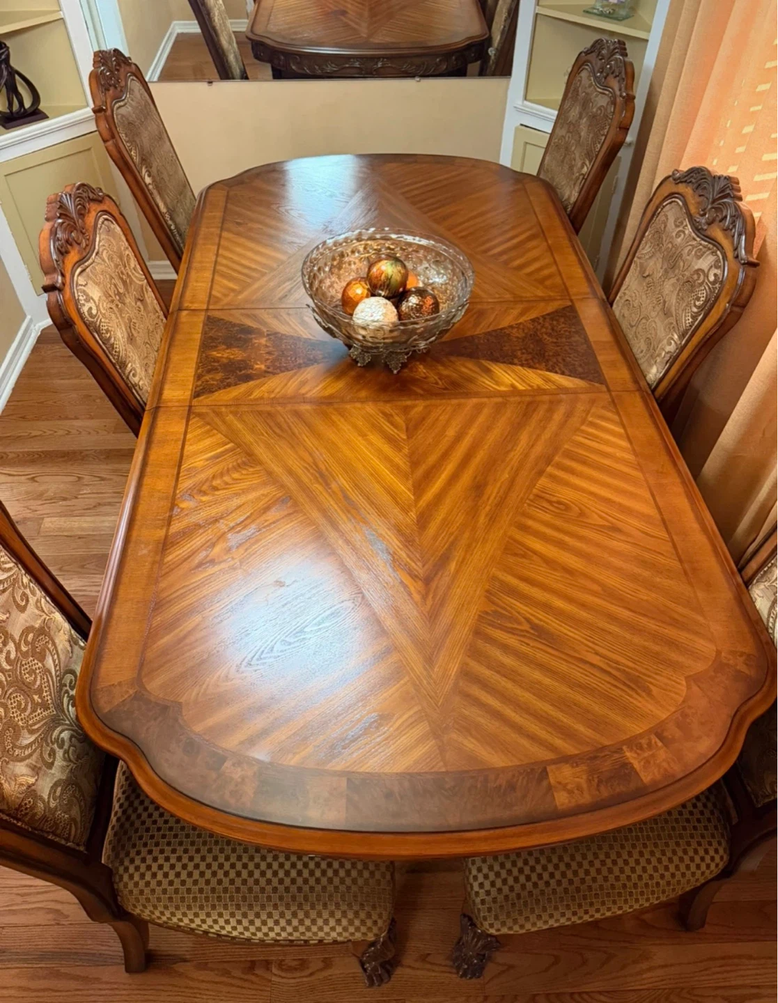 Wooden Dining Table with 6 Chairs - photo 3