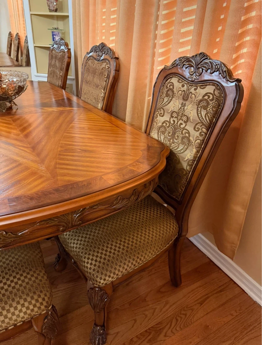 Wooden Dining Table with 6 Chairs - photo 4
