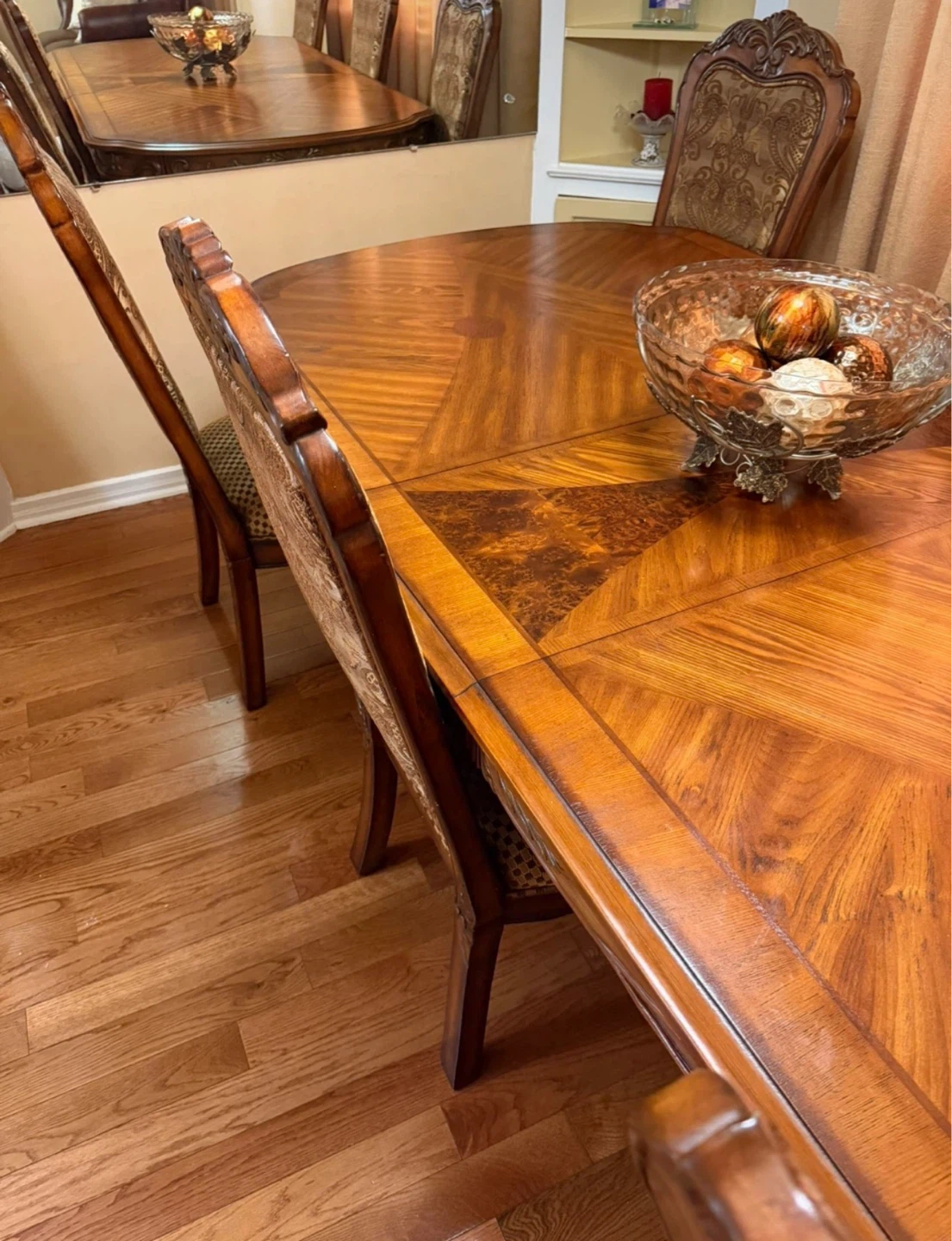 Wooden Dining Table with 6 Chairs - photo 5