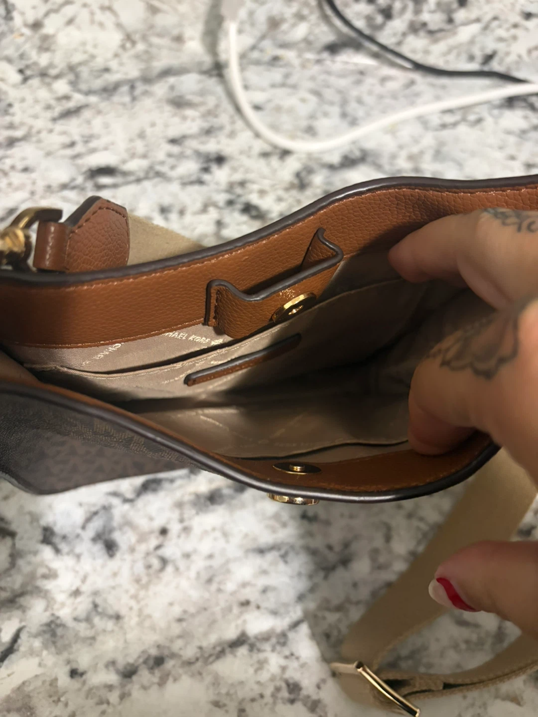 Michael Kors Brown Logo Shoulder Bag - photo 3