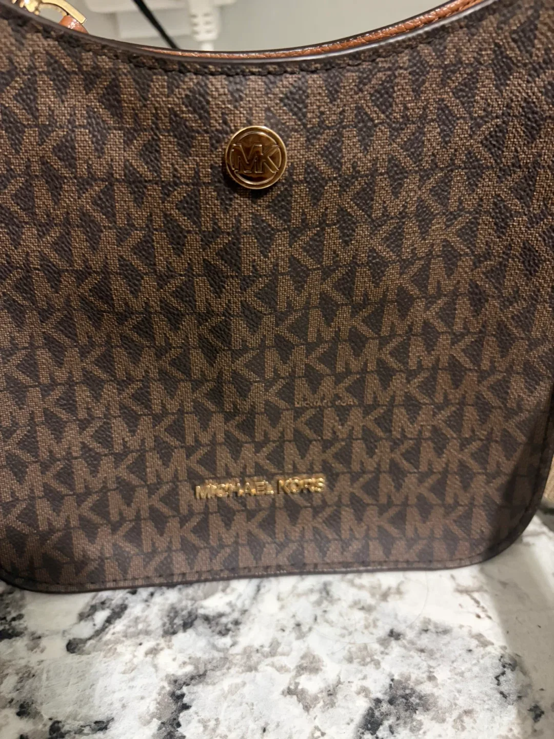 Michael Kors Brown Logo Shoulder Bag - photo 2