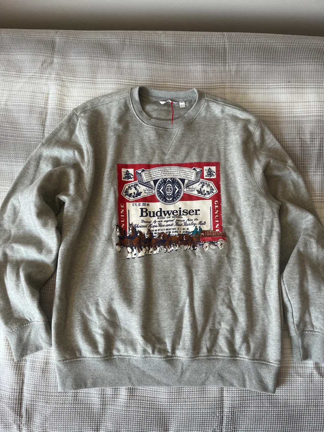 Camp David Budweiser Graphic Sweatshirt XL