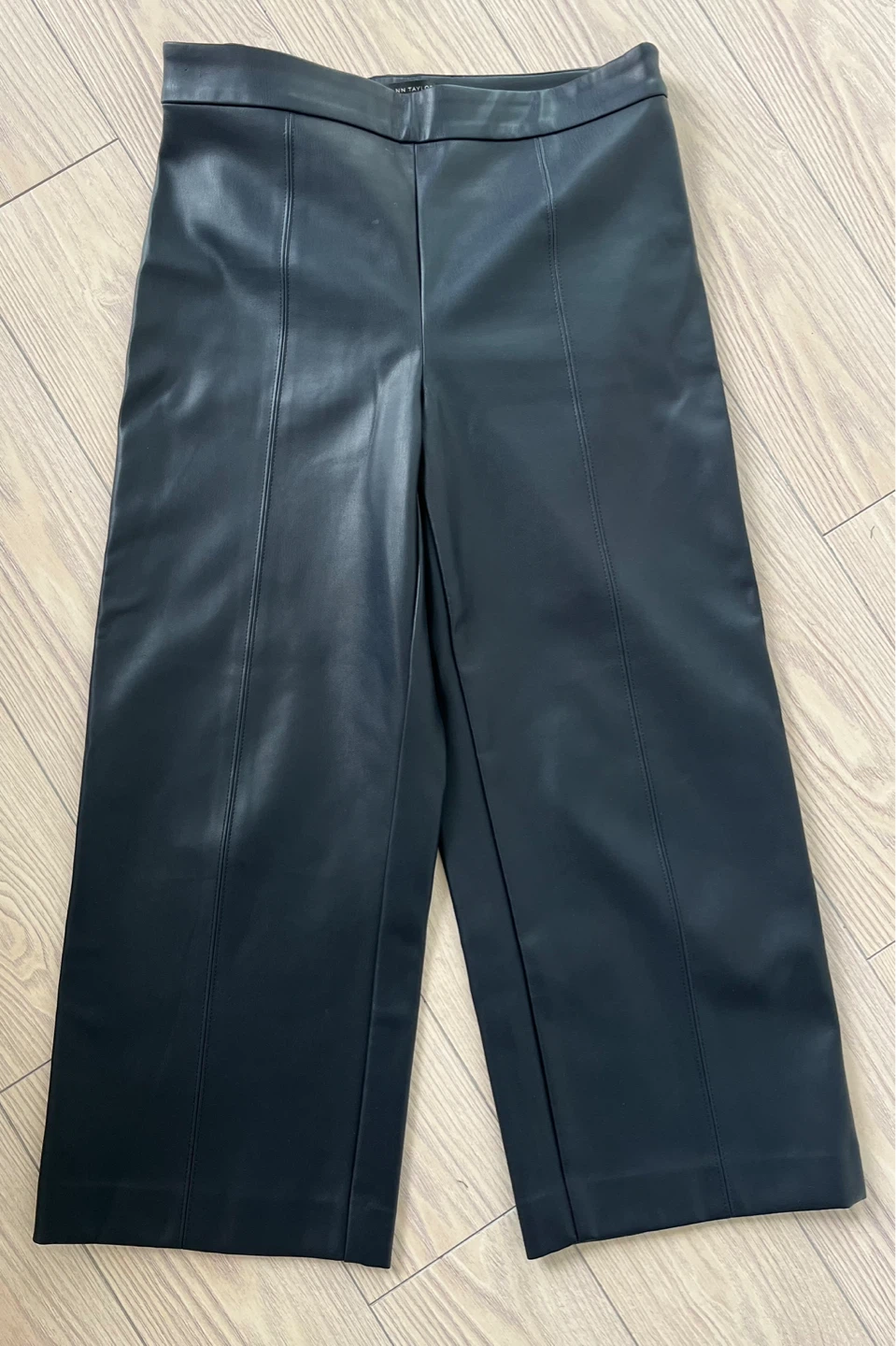 Ann Taylor Petite Blue Faux Leather Pants - photo 2