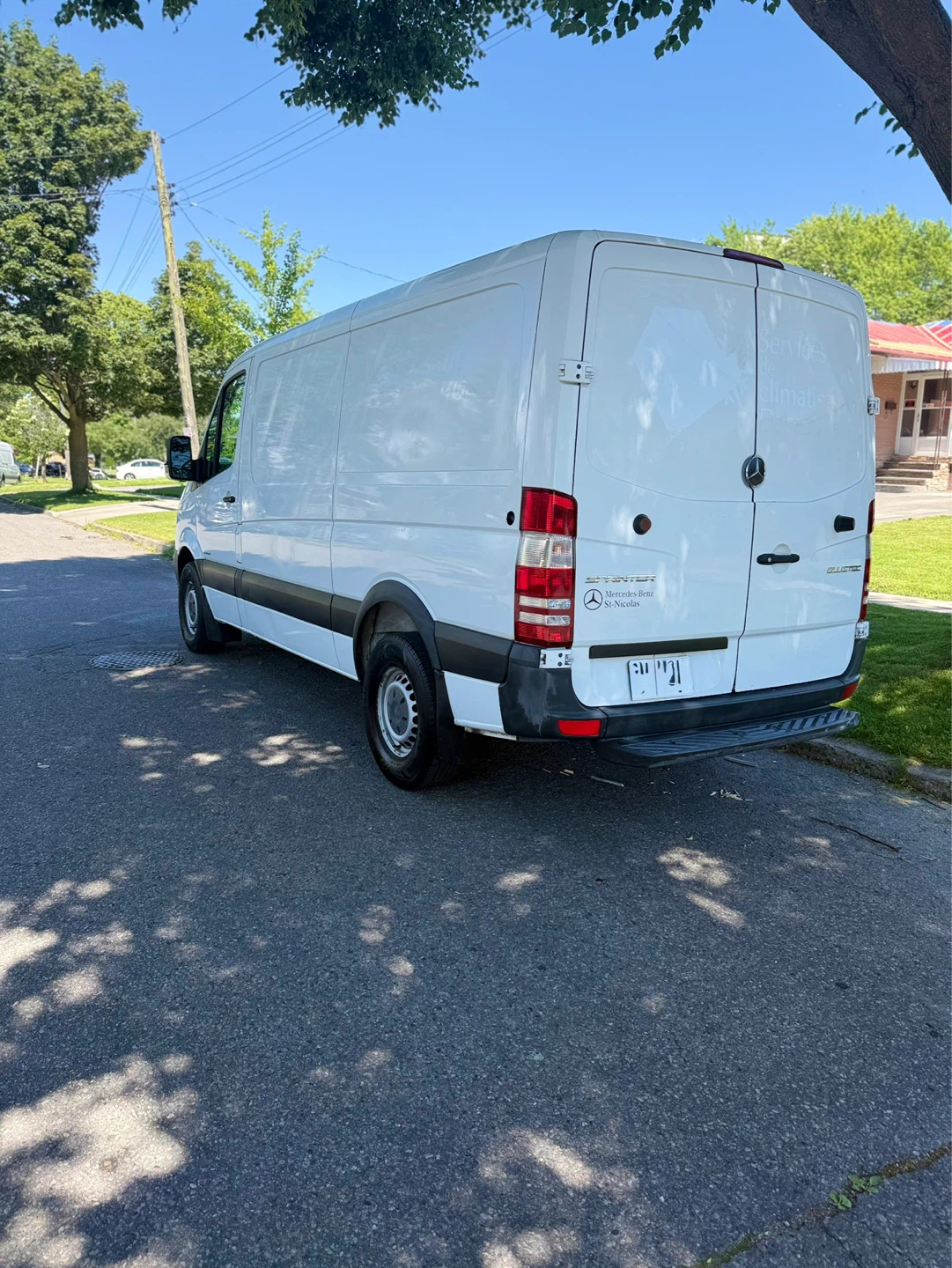 White Mercedes-Benz Sprinter Cargo Van - photo 4