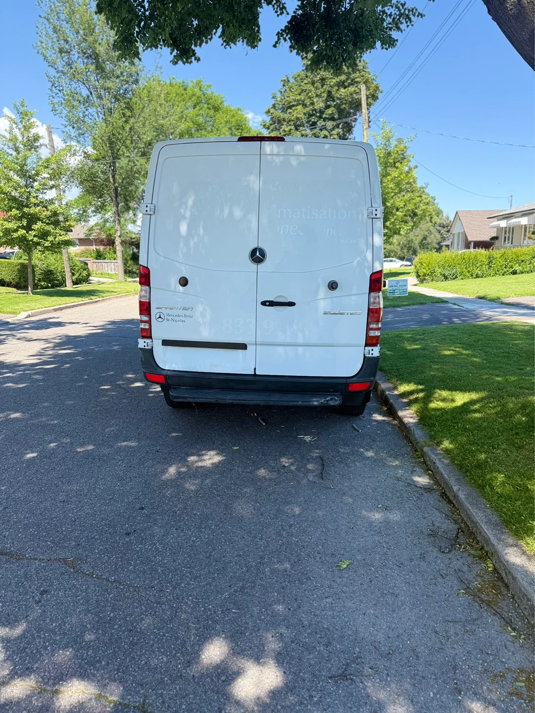 White Mercedes-Benz Sprinter Cargo Van - photo 5
