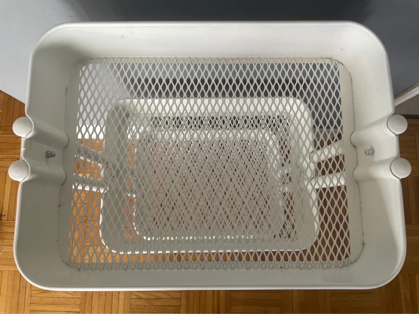 White 3-Tier Rolling Storage Cart - photo 2