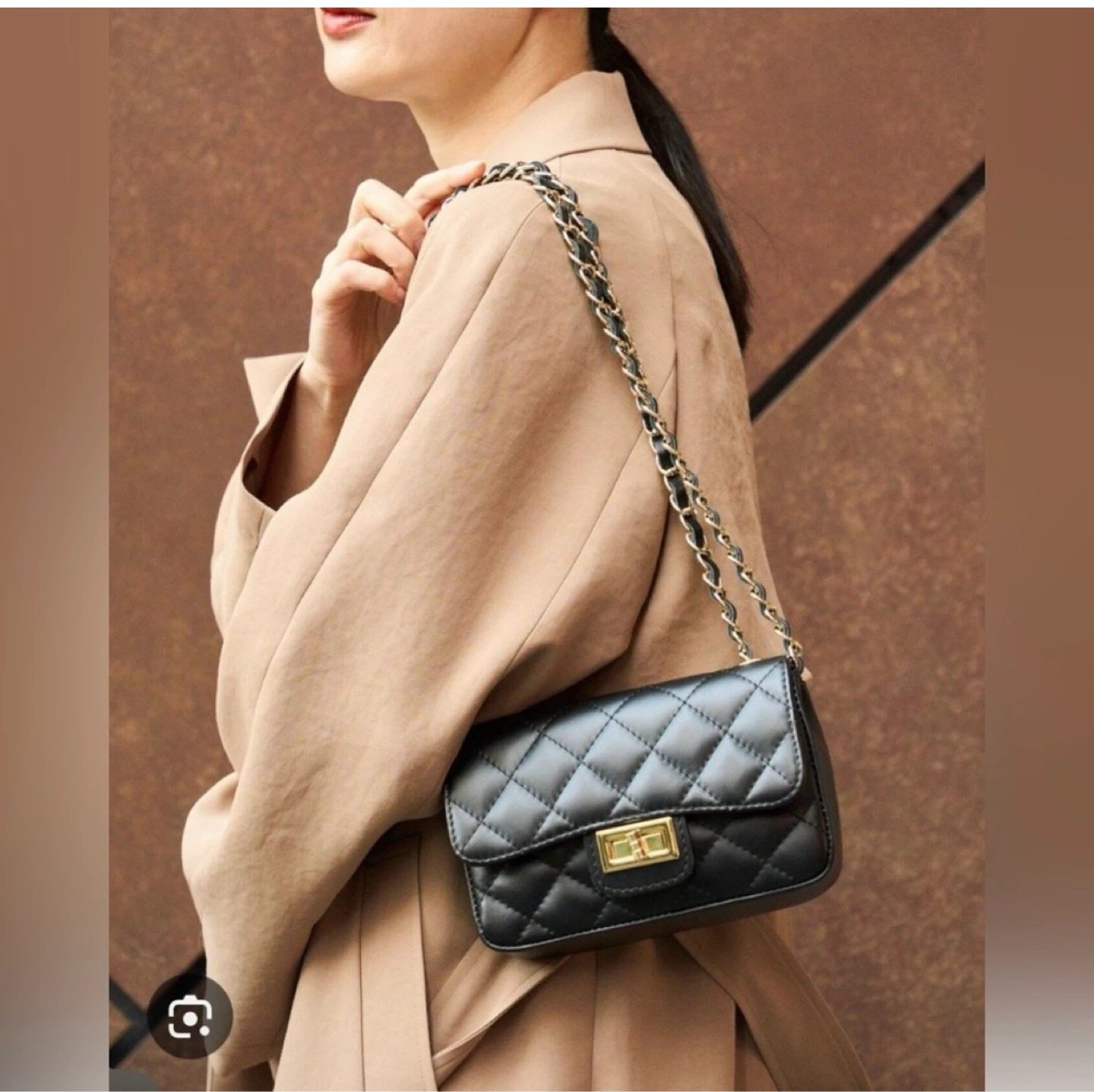 AULENTTI Quilted Flap Chain Bag⚽️ - photo 2