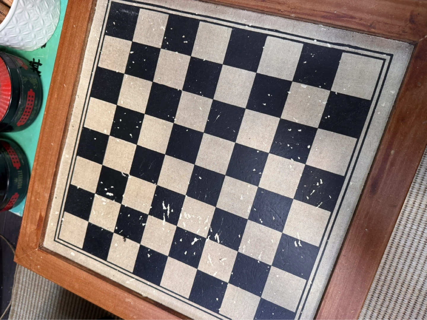 Wooden Chess Set with Decorative Pieces - photo 3