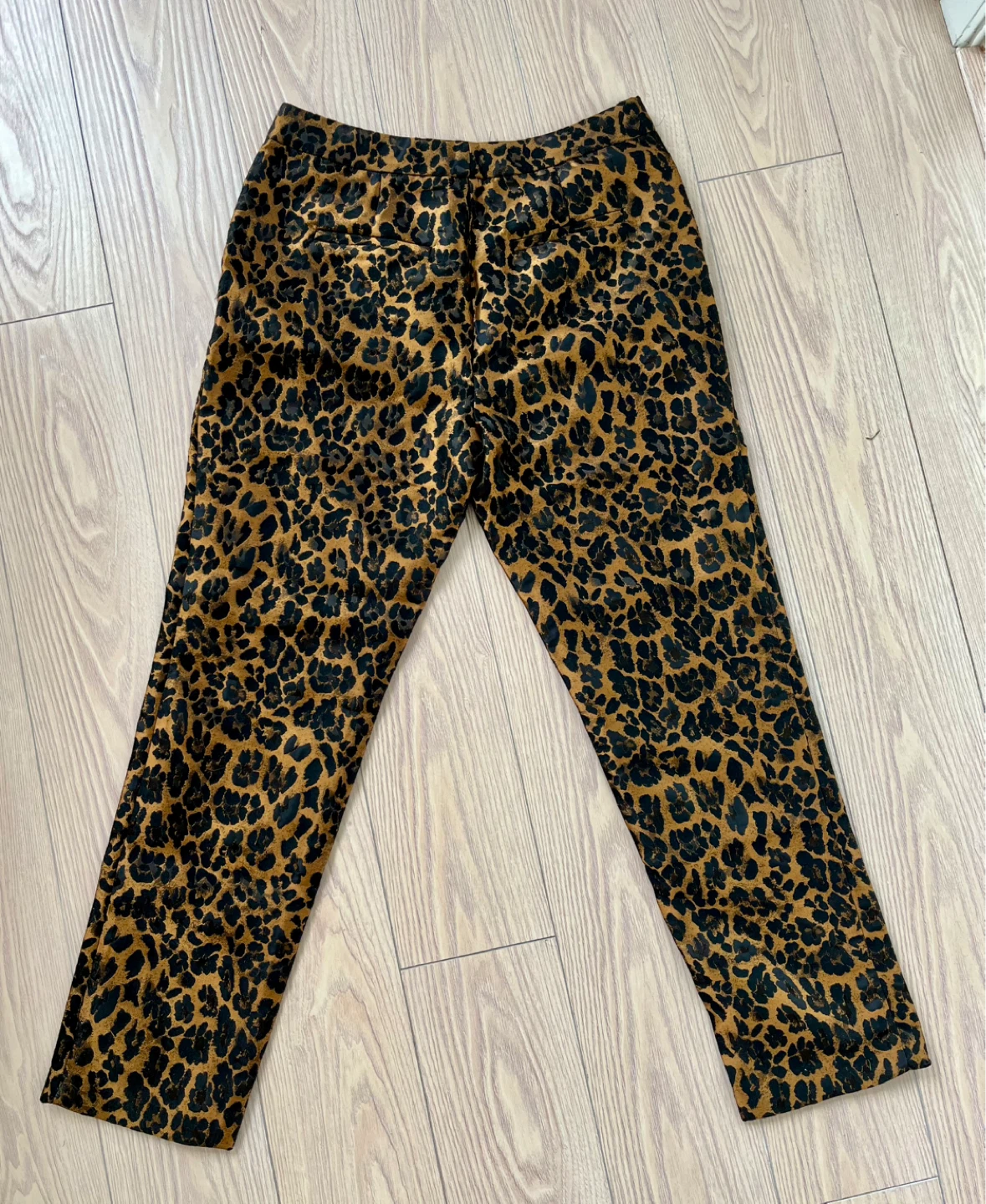 FRNCH Paris Leopard Print Pants Size S