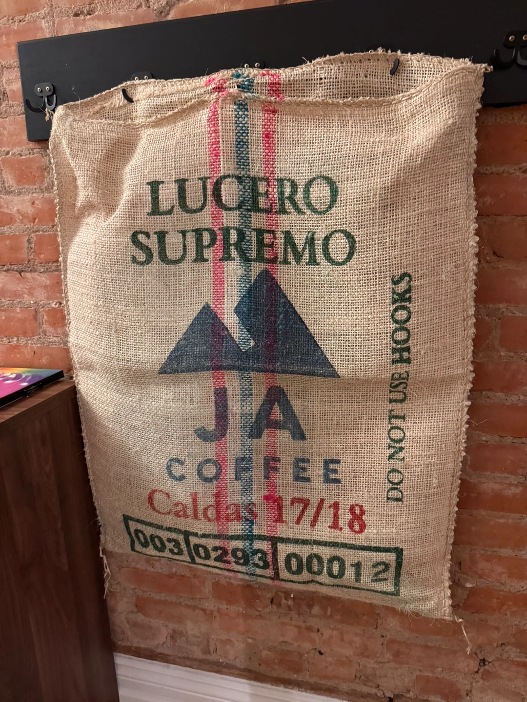 Lucero Supremo JA Coffee Burlap Bag