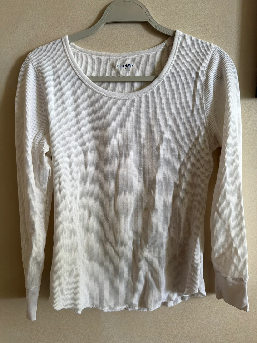 Old Navy White Long Sleeve Tshirt