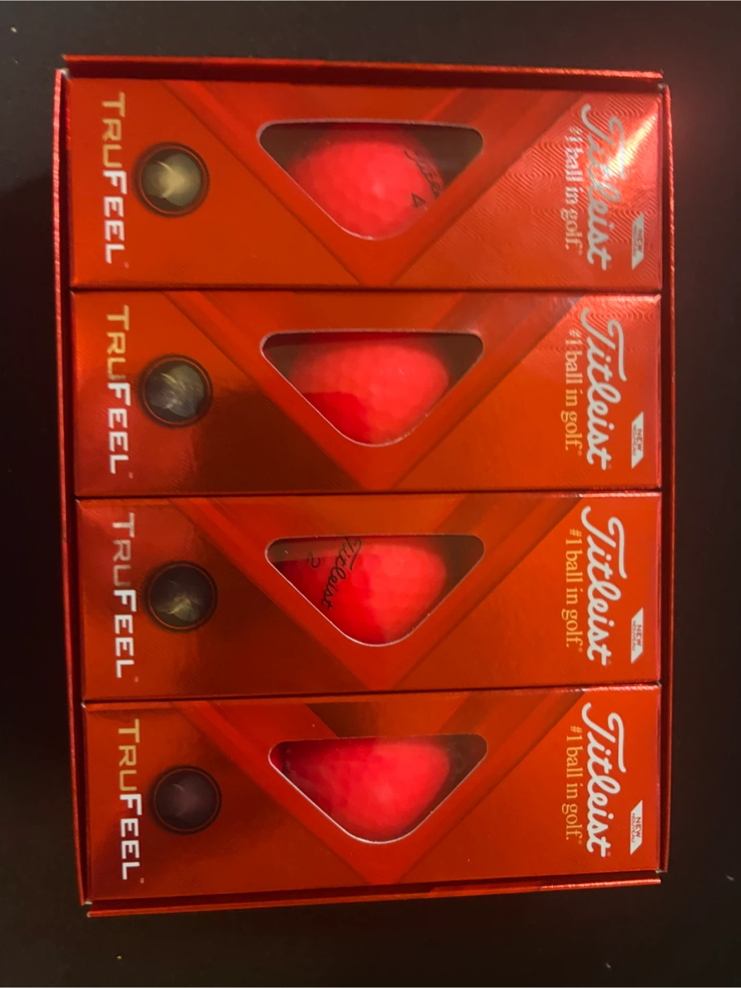 Titleist TruFeel Matte Red Golf Balls (12 balls) - photo 2