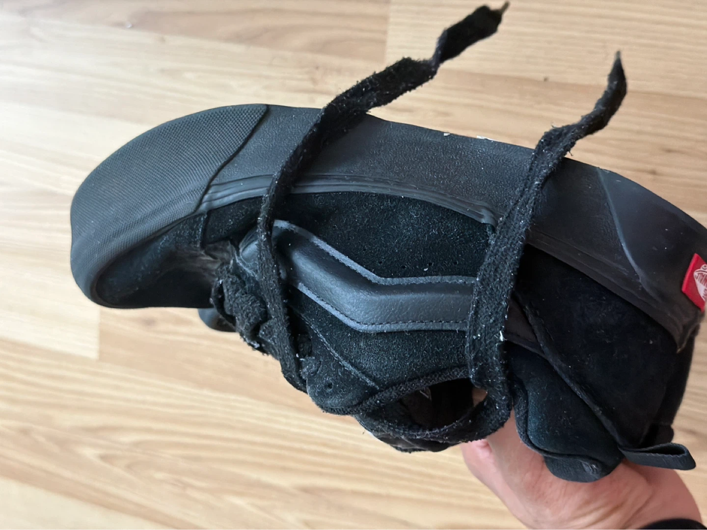 Vans Black Suede Shoes - US Men's 9 - photo 2