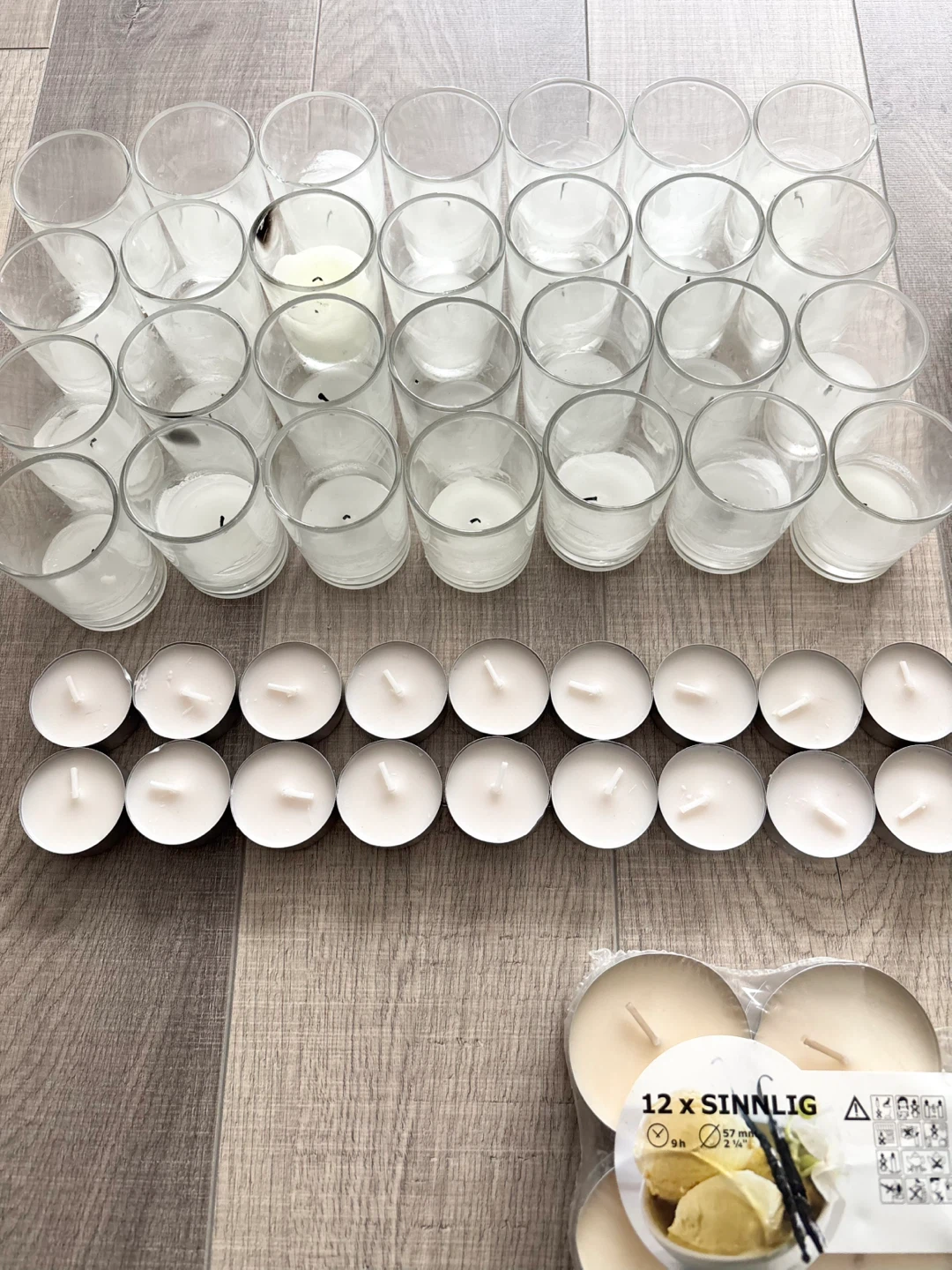 Tealight Candles & Glass Holders - photo 4