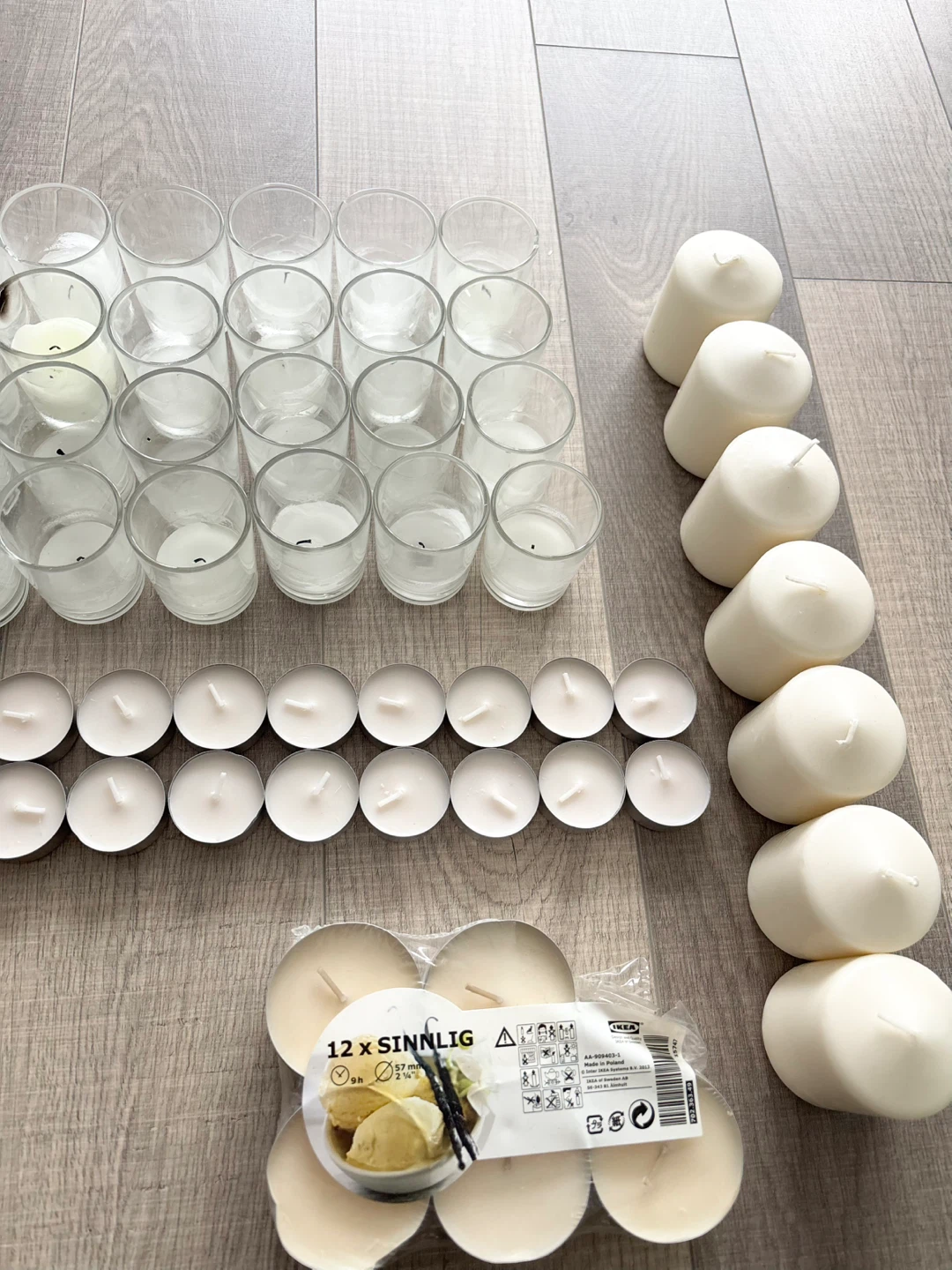 Tealight Candles & Glass Holders - photo 2