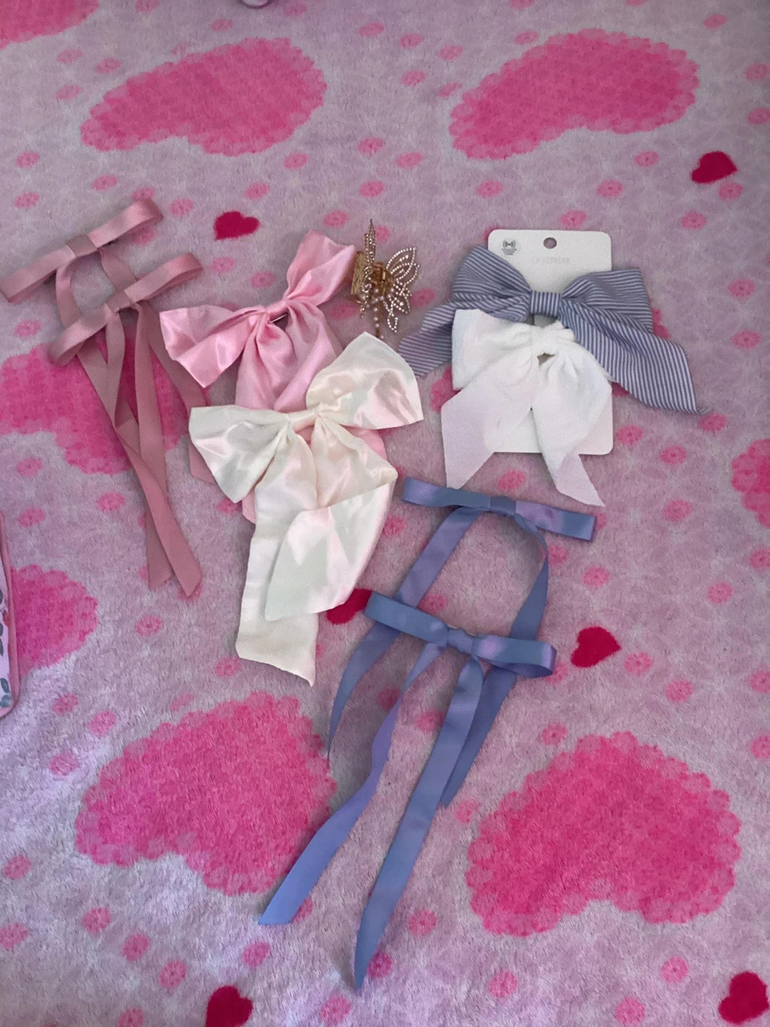 Assorted Ribbon Bow Hair Accessories