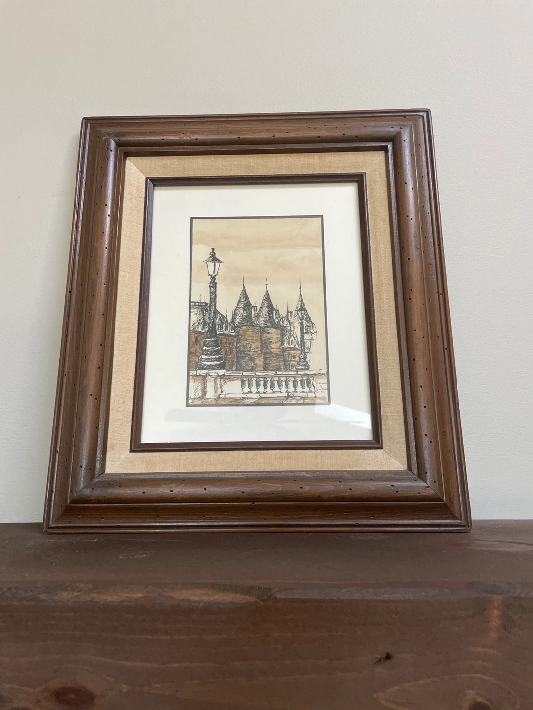 Framed Print of European Castle Scene