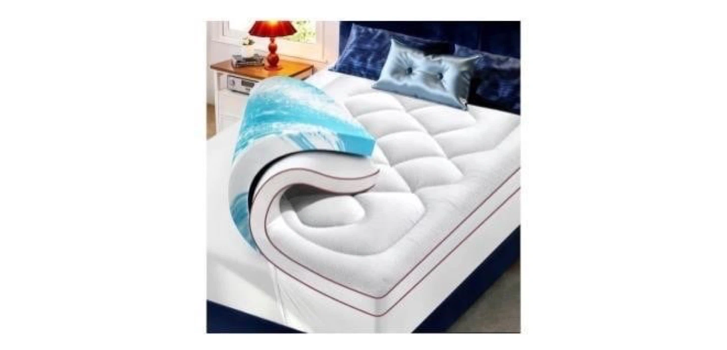 King size Premium Gel Memory Foam Mattress Topper
