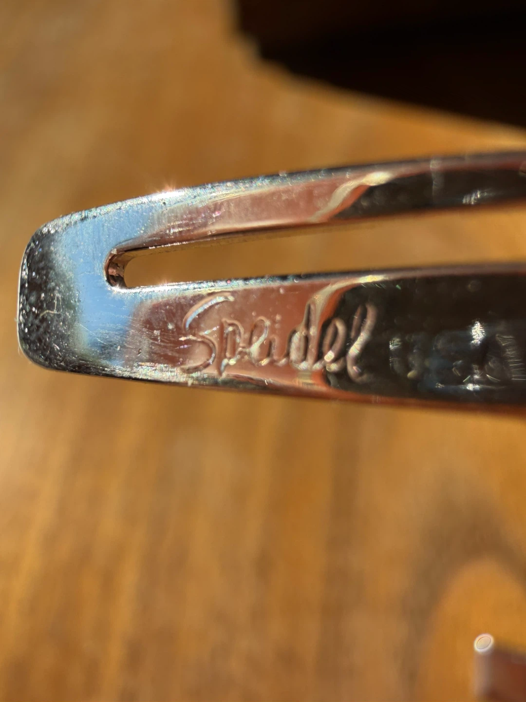 Vintage Speidel Silver Tone Heart Charm ID Bracelet - photo 2