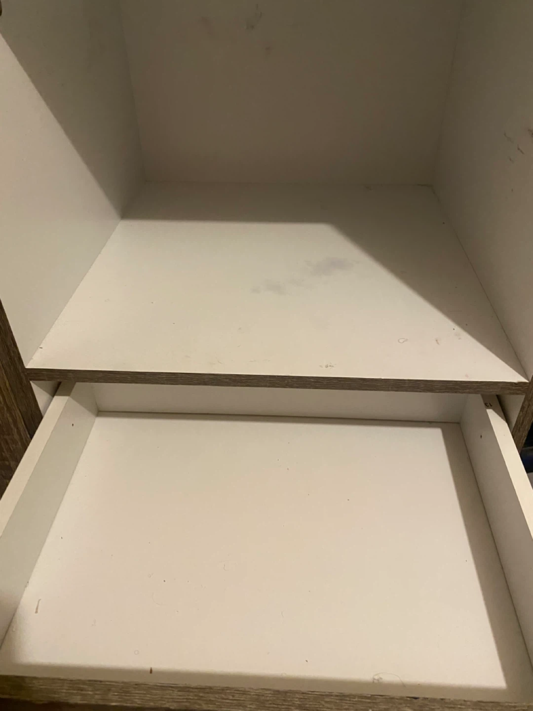 Wooden Wardrobe with 3 Drawers and Shelves