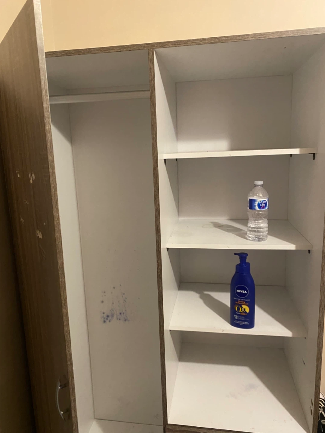 Wooden Wardrobe with 3 Drawers and Shelves - photo 5