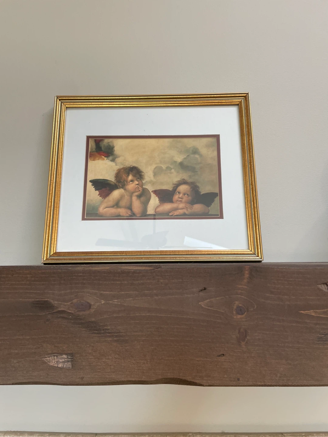 Framed Cherub Art Print
