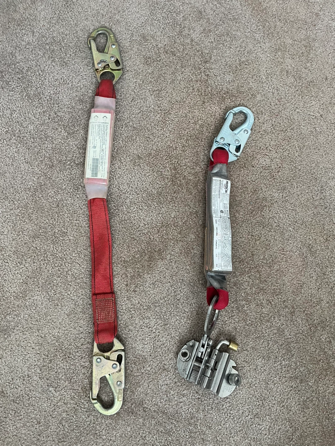 Proteca Fall Arrest Lanyard Set