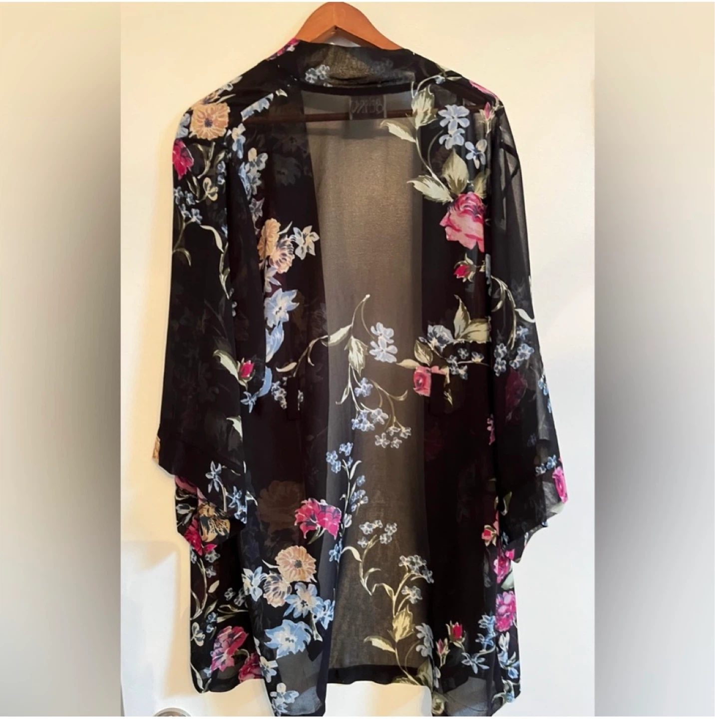 Helena Quinn Black Floral Kimono⚽️ - photo 5