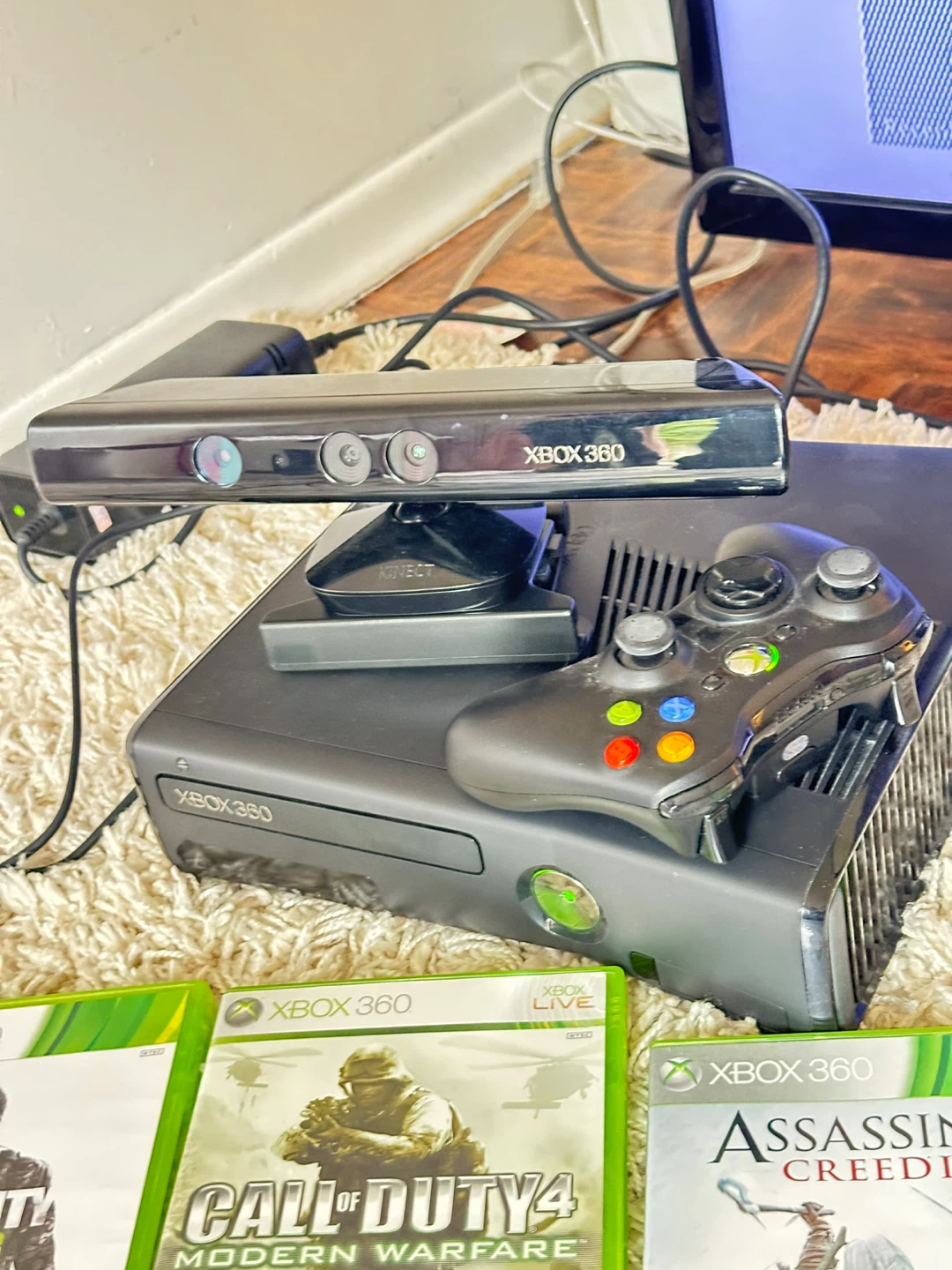 Xbox 360 Console Bundle with Kinect and Games - photo 4