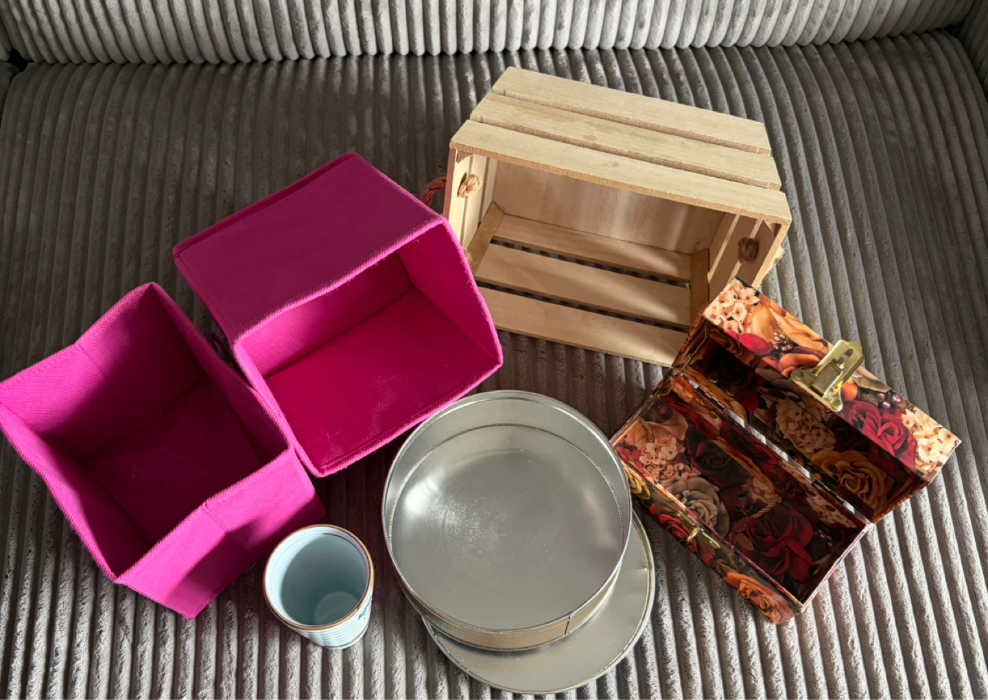 Assorted Storage Containers and Tin - photo 2